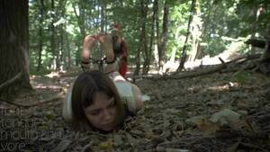 lesbian wood porn - Lesbian feet worship in the wood