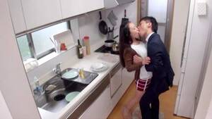 japan shemale cutie kitchen - Aroused Japanese tries the dick in the kitchen - Hell Porno