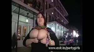 fat flashing boobs - UGLY fat girl flashes ENORMOUS PERFECT UDDERS after a few drinks @ Mardi  Gras - XVIDEOS.COM
