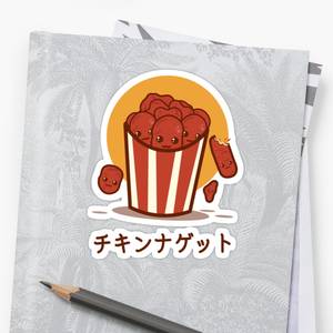 kawaii cartoon porn - Kawaii Chicken Nuggets shirt foodie porn men women chicken nugget nuggs  cartoon by theglaze