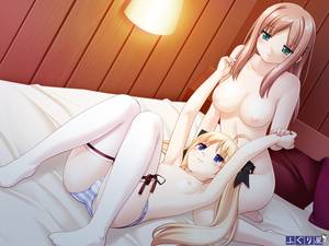 Anime Porn Panties - blush houraisen_runa loli navel nipples nude panties peko  sono_hanabira_ni_kuchizuke_wo striped_panties suminoe_takako thighhighs  topless underwear yuri