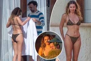 keeley hazell sex tape - Jason Sudeikis with Keeley Hazell wearing a bikini in Cabo
