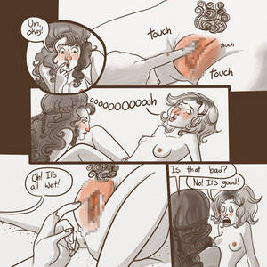 Cartoon Tits Porn - Perky tits nude cartoon babe enjoying her girlfriend - Picture 1