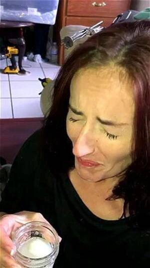 homemade cum drink - Watch wife drinks cum - Wife, Swallow, Cumshot Porn - SpankBang