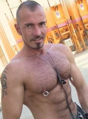 Male Nipples Porn - nipplepigs: Big, pierced, and hardwired nipples