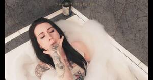 Milk Vomit Porn - Hot Girl Gives Blowjob And Makes Herself Puke Milk During A Bubble Bath -  RatedGross.com