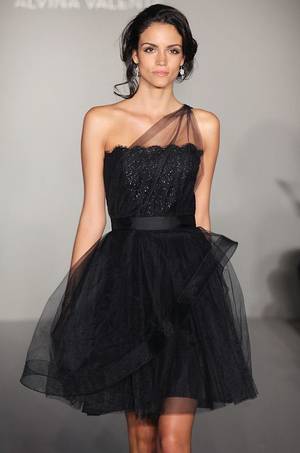 janea jolie black swingers party - Alvina Valenta - usually does bridal - black bridesmaid dress. All dresses  are finished by hand. Jessica Williams is the current head designer of  Alvina ...