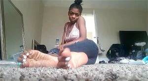 ebony toes - Ebony Toes Porn - ebony & toes Videos - SpankBang