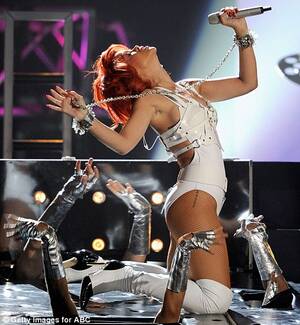 brunette rihanna - Adele record boss slams rise of 'faux porn' music after being shocked by  Rihanna-type bondage themes | Daily Mail Online