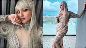 Bollywood Sonakshi Sinha Porn Videos - Sonakshi Sinha in new blonde hair look will take your breath away! Fans  call her 'jalpari' - India Today