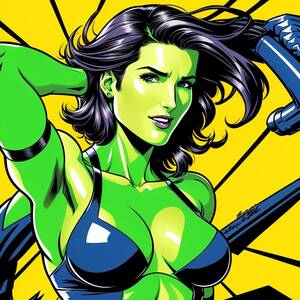 Cobie Smulders Hulk Porn - Cobie Smulders As She-Hulk (Pop Art Style) by MasterOfEdits on DeviantArt