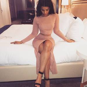 classy brunette - dress two-piece skirt top nude brunette two-piece long sleeves long sleeve  dress