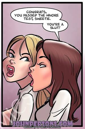 bisexual xxx cartoons - Lovely bisexual sluts from John Persons xxx comic cartoons starving for  some spicy pussy fuck