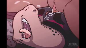 Furry Lesbian Porn Tongue - Hot kiss from Chelizi - XNXX.COM