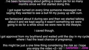 interracial pregnancy risk - Amateur White Wife first BBC Creampie Interracial Breeding Cuckold Films  Jerks off and Watches