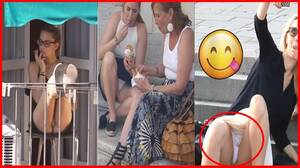 blonde sitting upskirt - Sitting upskirt â–· Amazing Blonde teens in the street! - NightLifePorn