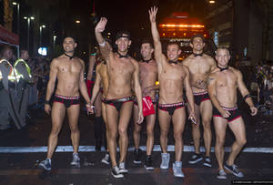 Gay Bar - Ah the gay bar. Home of drag, porn on the TV and hen nights.