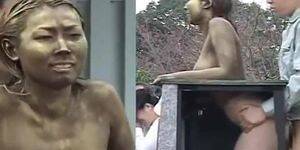 Japanese Statue Fuck Porn - japanese bodypainted statue fucked - Tnaflix.com