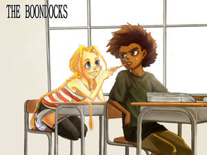 cartoon fucking boomdox - The Boondocks: Huey, Cindy by sukreih