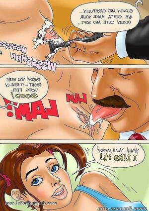 adult fantasy cartoon pussy shaving - Father shaves his daughters pussy | Porn Comics