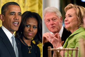 Michelle Obama Fucking Bill Clinton - The feud between the Obamas and 'Hildebeest'