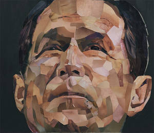 George Bush Porn - Artist Jonathan Yeo was commissioned to create a portrait of President  George W. Bush but was told to stop his work before it was completed.