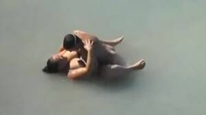 fucking in water at the beach - Horny couple fucks in the water at the beach - Porn300.com