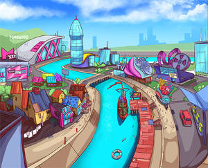 Fake Porn Animated Girl Meets World - Here's a map of Fake Lay's Pornwood, where you can drive around to meet  girls. New business ventures such as the Bar, Cargo Ship, and Porn Cinema  await as ...