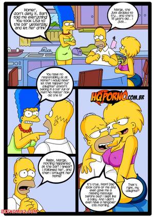 Drunk Simpsons Porn - âœ…ï¸ Porn comic Simpsons. Part 16. Caring for a drunk daughter. Os Simpsexys.  HQPorno Sex comic took Lisa to | Porn comics in English for adults only |  sexkomix2.com