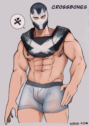 Gay Marvel - CrossBones Marvel (scrblenuts) - Gay Porn Comic