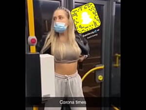 Dutch Flash - Dutch Blonde Slut Show Tits In The Bus - xxx Mobile Porno Videos & Movies -  iPornTV.Net