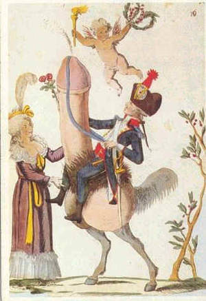 french sex illustrations - Pornography in eighteenth century France took the form of crude  caricatures, colorful cartoons, and even sophisticated etchings ...