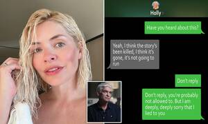 holly willouby tit lesbian sex - Phillip Schofield reveals he texted Holly begging for forgiveness over his  This Morning affair lies | Daily Mail Online
