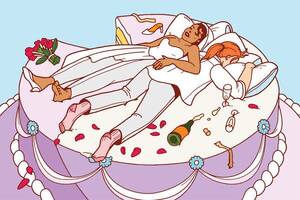 Happy Drunk Fucking - It's Time to Adjust Our Expectations About Wedding Night Sex - The New York  Times