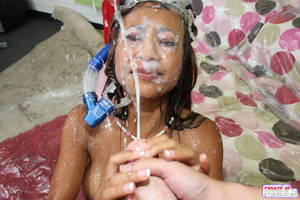 gangbang cumshot - Cumshot porn. Kina Kai gangbang by big cock - XXX Dessert - Picture 13