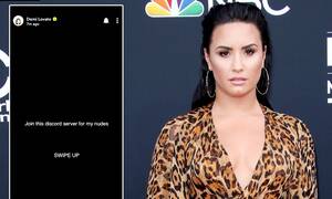 Demi Lovato Porn - Demi Lovato nude photos posted on her Snapchat account by hackers | Daily  Mail Online