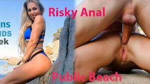 couple fucking on beach ass - Hot Couple having Risky Sex on Public Beach Ass Fuck Creampie Prone Bone  JessiJek - Pornhub.com