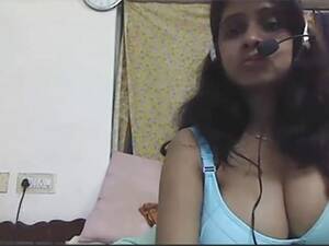 curvy indian tits - Curvy Indian bitch plays with her tits on cam - KALPORN.COM