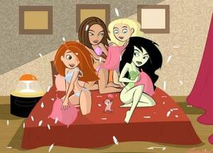 Kim Possible Panties Porn - Kim Possible and girls in their underwear have a pillow fight! â€“ Kim  Possible Porn