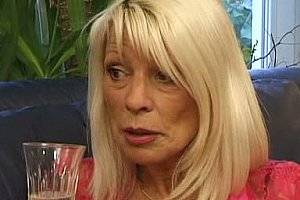 Facial Drinking Porn - Old blonde drinking and fucking. Facial