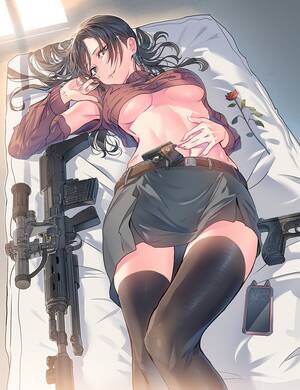 anime gun nude - Armed & Ecchi [Artist's Original] free hentai porno, xxx comics, rule34 nude  art at HentaiLib.net