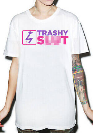 anal crop - Trashy Sl*t T Shirt - Sex Cute Women's Cropped Crop Top - Pee Porn Anal |  eBay