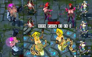 lol tits - League of Legends - Bit Tits nude skins