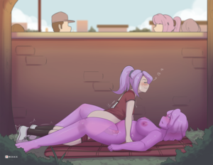 futanari hentai cum pussy - futa cumming inside a goo girl's pussy by mekkx - Hentai Foundry