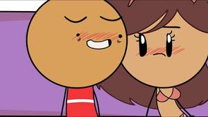 cartoon kissing porn - My First Kiss