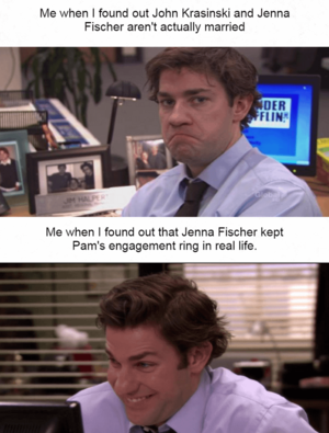 Jenna Fischer Office Porn Captions - I thought it was cute. : r/DunderMifflin