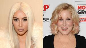 Bet Mitler Fake Porn - Bette Midler Urges Kim Kardashian to Use Nude Selfie for a Good Cause - ABC  News