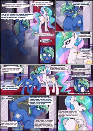 Mlp Princess Celestia Porn - 109483 - safe, artist:novaspark, princess celestia (mlp), princess luna (mlp),  oc, oc:nova spark, equine, fictional species, mammal, pony, tatzlpony,  feral, friendship is magic, hasbro, my little pony, boop, comic, dialogue,  glasses, horn
