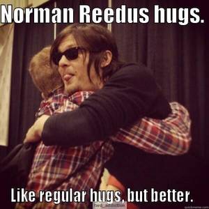 Funny Husband Memes Porn - Norman Reedus hugs witg tounge porn