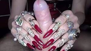 long red nails - Red fingernails Porn Videos @ PORN+